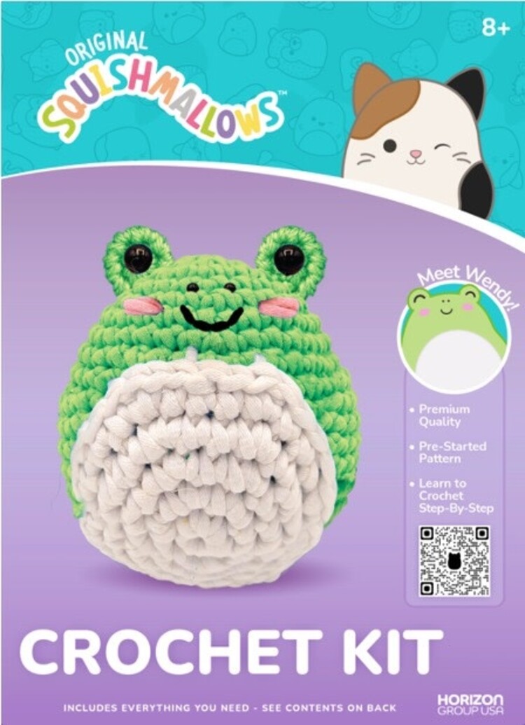 Squishmallow Crochet Kit Wendy Frog
