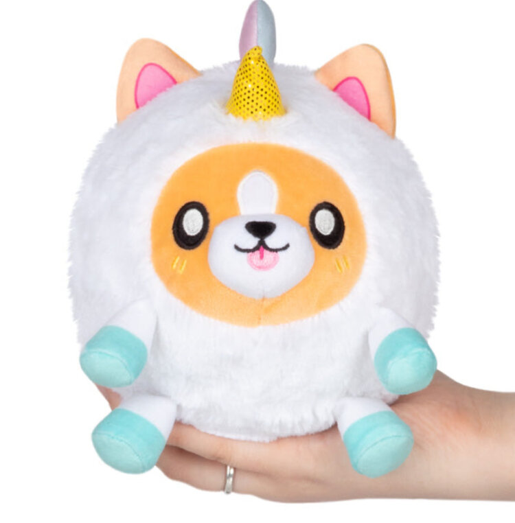 Undercover Snacker Corgi in Unicorn Squishable