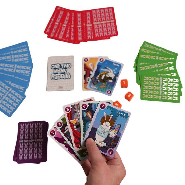 One Two Many Rabbits Card Game