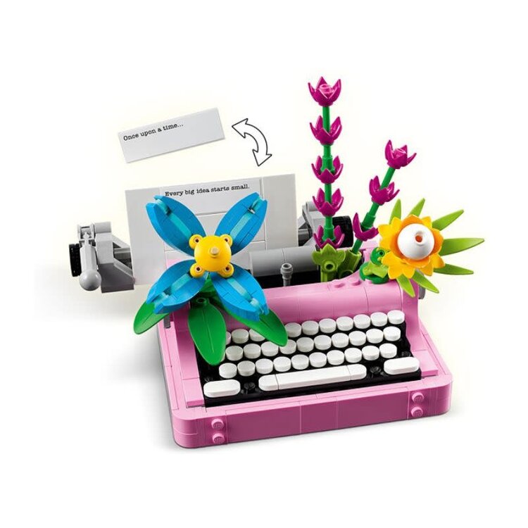 Typewriter with Flowers Creator LEGO