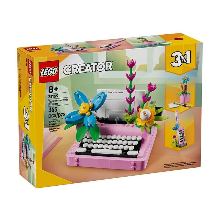 Typewriter with Flowers Creator LEGO
