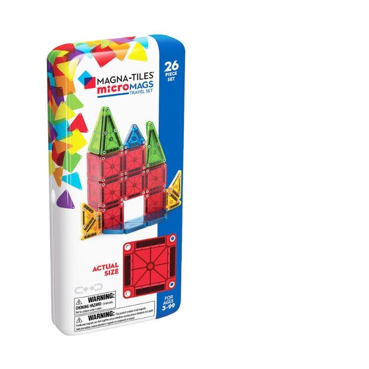 Magna-Tiles MicroMAGS 26-Piece Travel Set