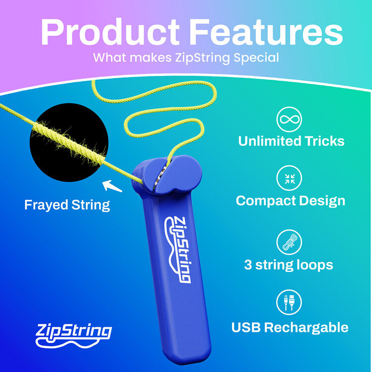 ZipString Original Blue