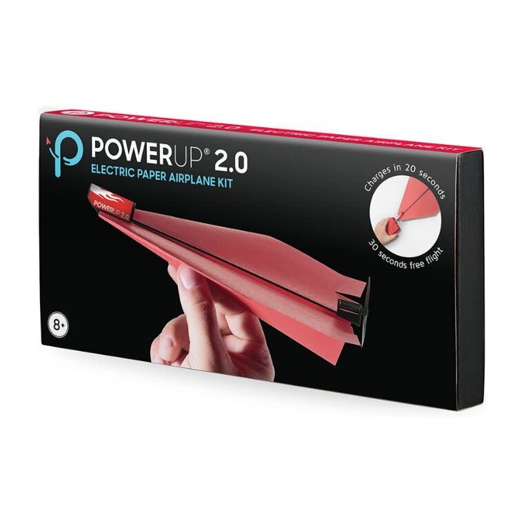 PowerUp 2.0 Electric Paper Airplane Kit Red