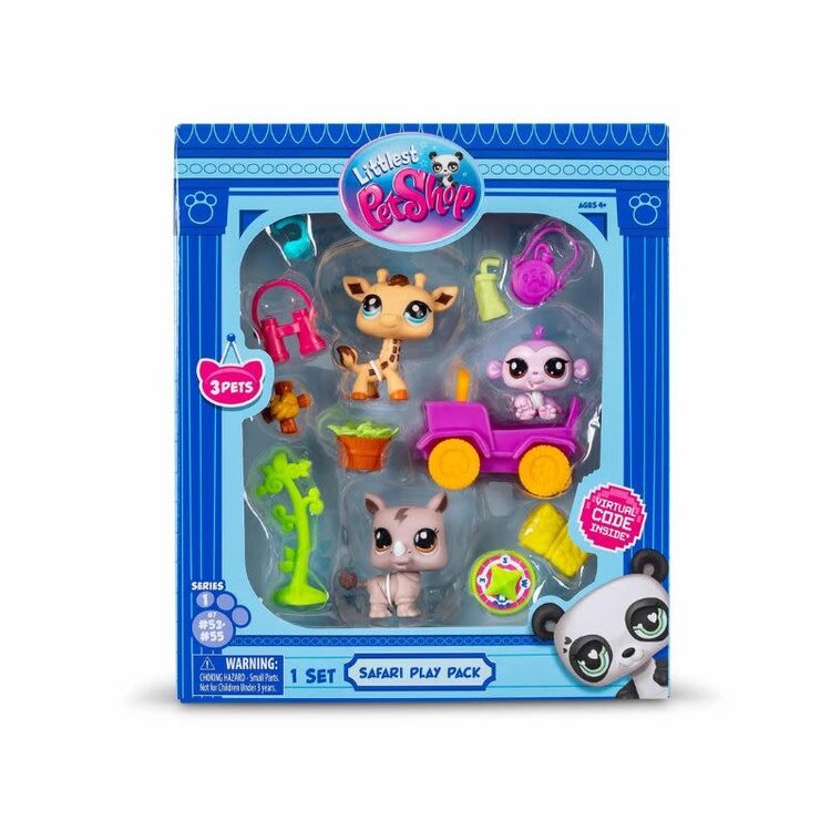 Schylling Littlest Pet Shop Safari Play Pack