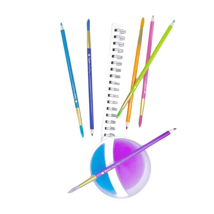 Pastel Colorbrush Watercolor Pencil and Brush