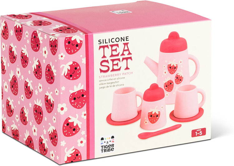 Strawberry Patch SiliconeTea Set