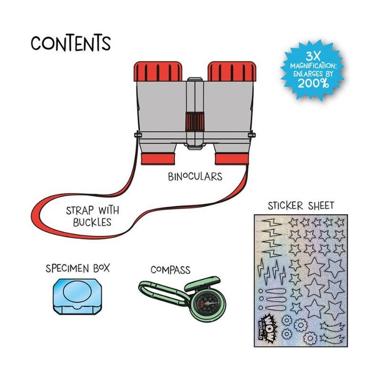 Thames & Kosmos Wow in the World: Kids' Binoculars & Nature Explorer Kit