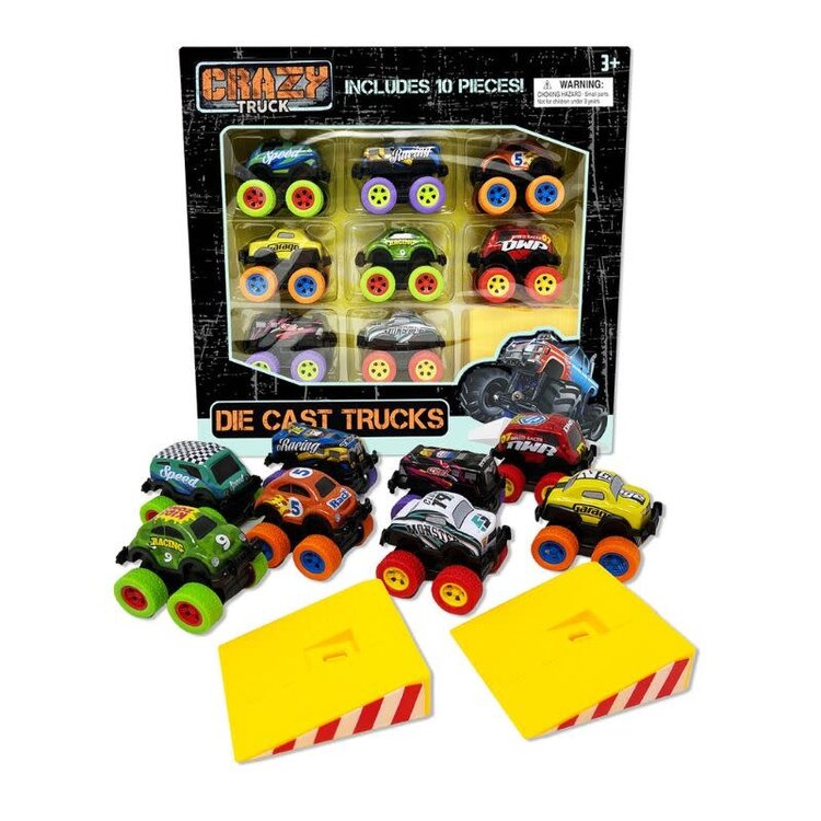 Die Cast Pull-Back Trucks Crazy Truck