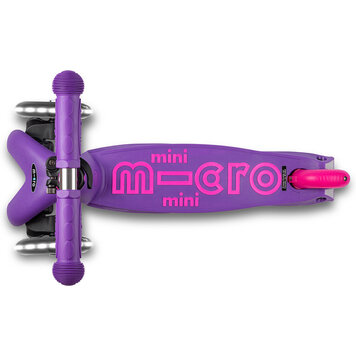 Micro Kickboard Purple/Pink LED Mini Deluxe Scooter