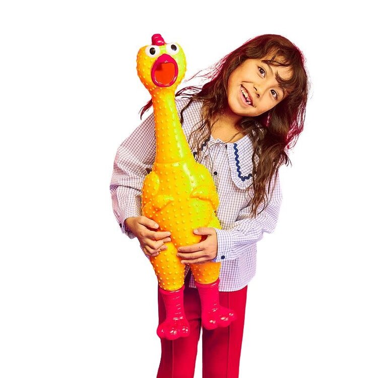 Toy Network Giant Rubber Chicken 24in