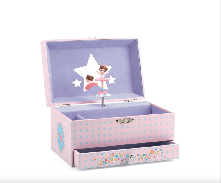 Djeco Ballerina's Tune Musical Treasure Jewelry Box