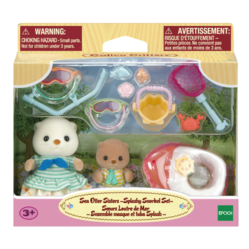 Sea Otter Sisters Splashy Snorkel Set CC