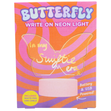 Acrylic Light Up Butterfly Sign