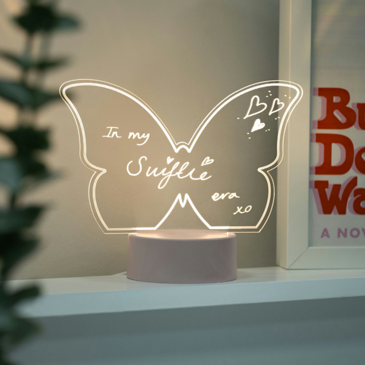 Acrylic Light Up Butterfly Sign