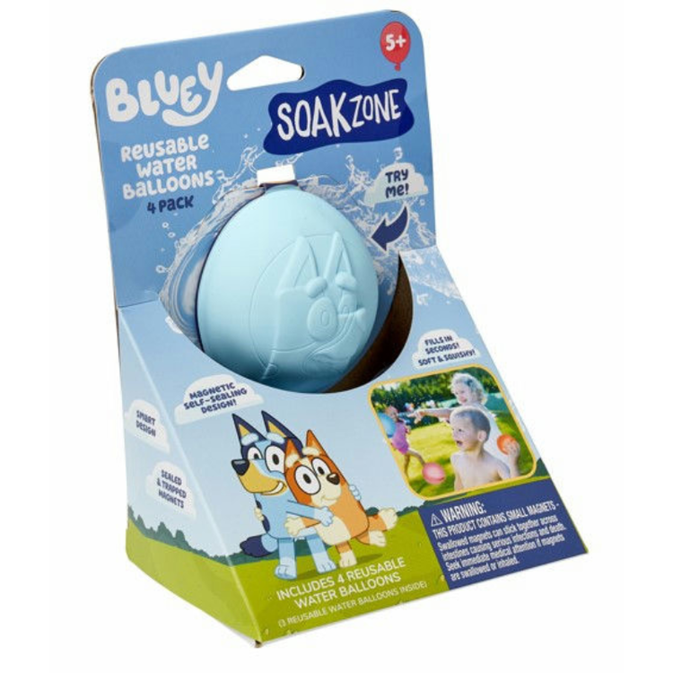 SALE! Bluey Reusable Water Balloons 4 Pack