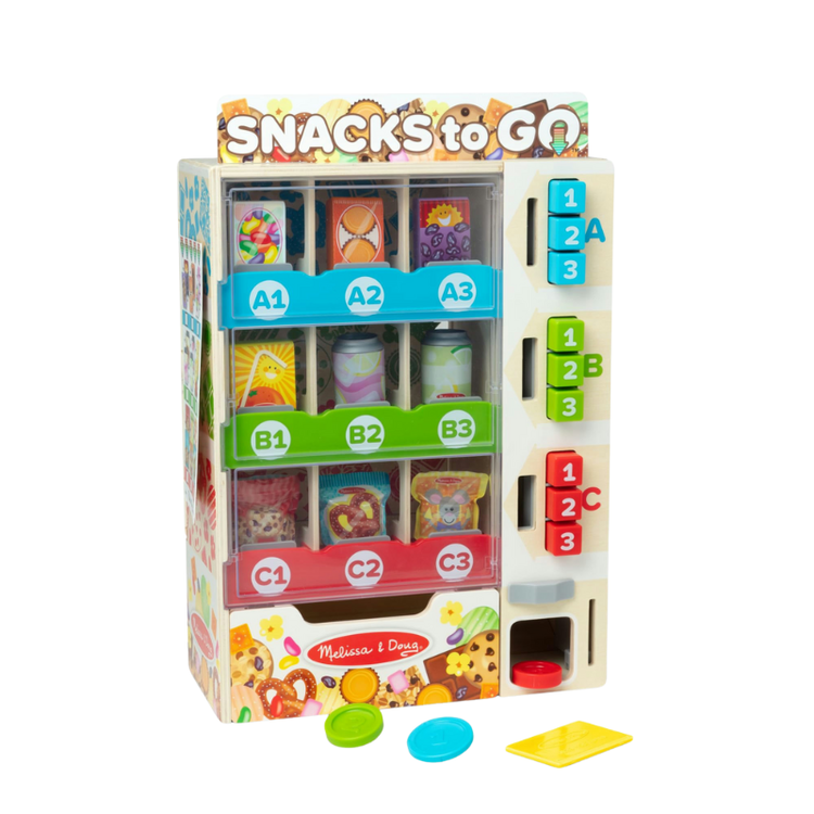 Sort, Stock, Select Vending Machine Play Set
