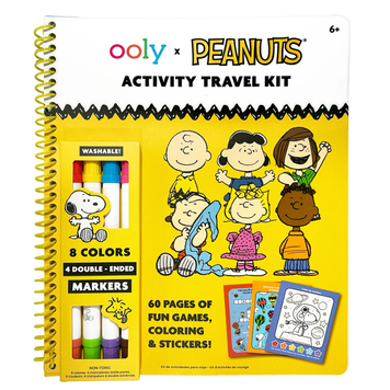 Peanuts Activity Travel Kit & 4 Double Pens