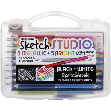 Sketch Studio Black and White Travel Set