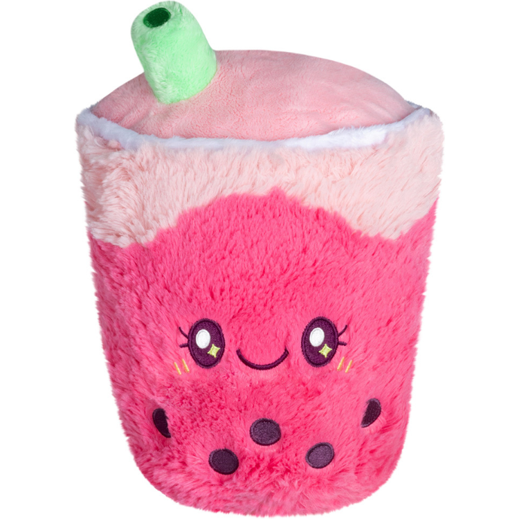 Mini Strawberry Bubble Tea Squishable