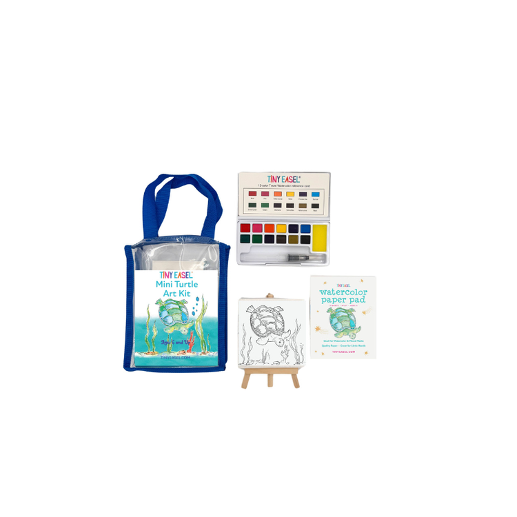 Mini Turtle Watercolor Art Kit