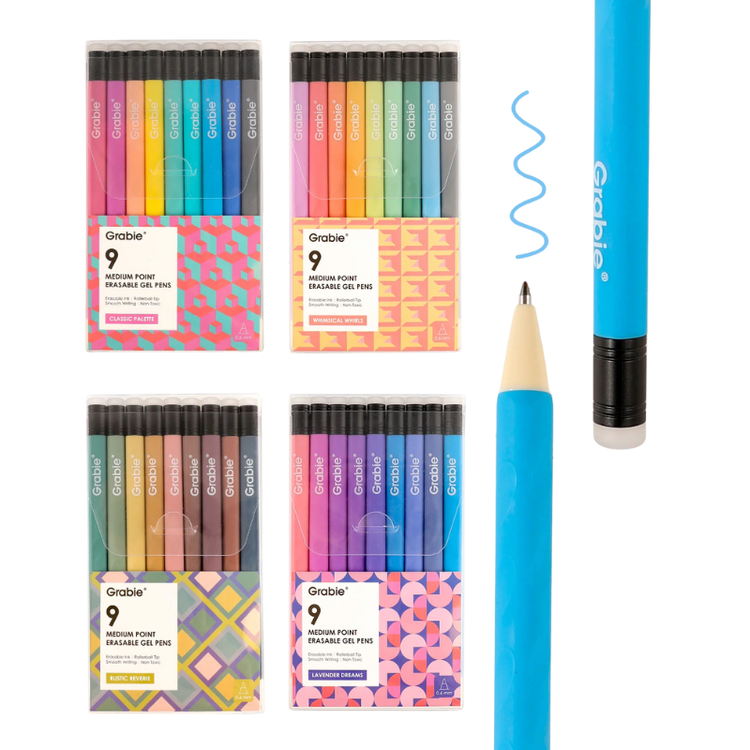 Erasable Gel Pen Set Classic Palette