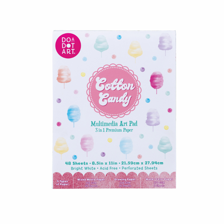 Cotton Candy Multimedia Art Pad