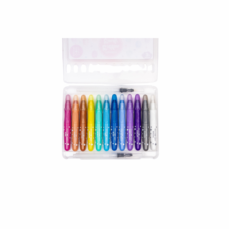 Cotton Candy Shimmer Watercolor Crayons
