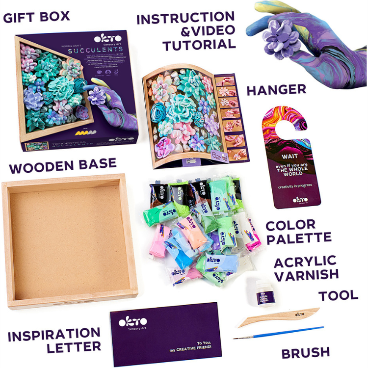 Tenderness Okto Sensory Art 3D Woodcraft