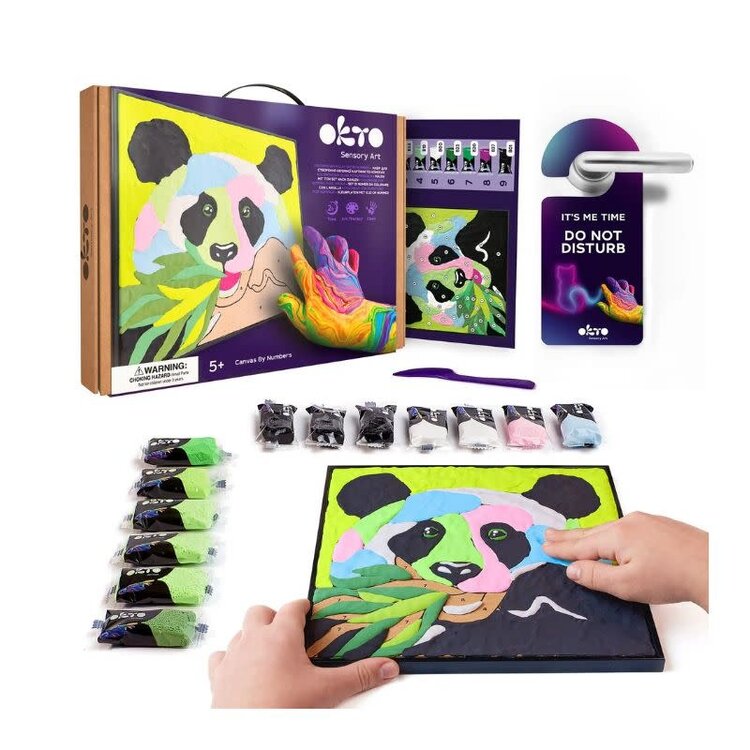 Panda OKTO Clay-by-Numbers Kit