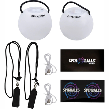 Spin-Balls Glow
