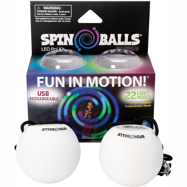 Spin-Balls Glow
