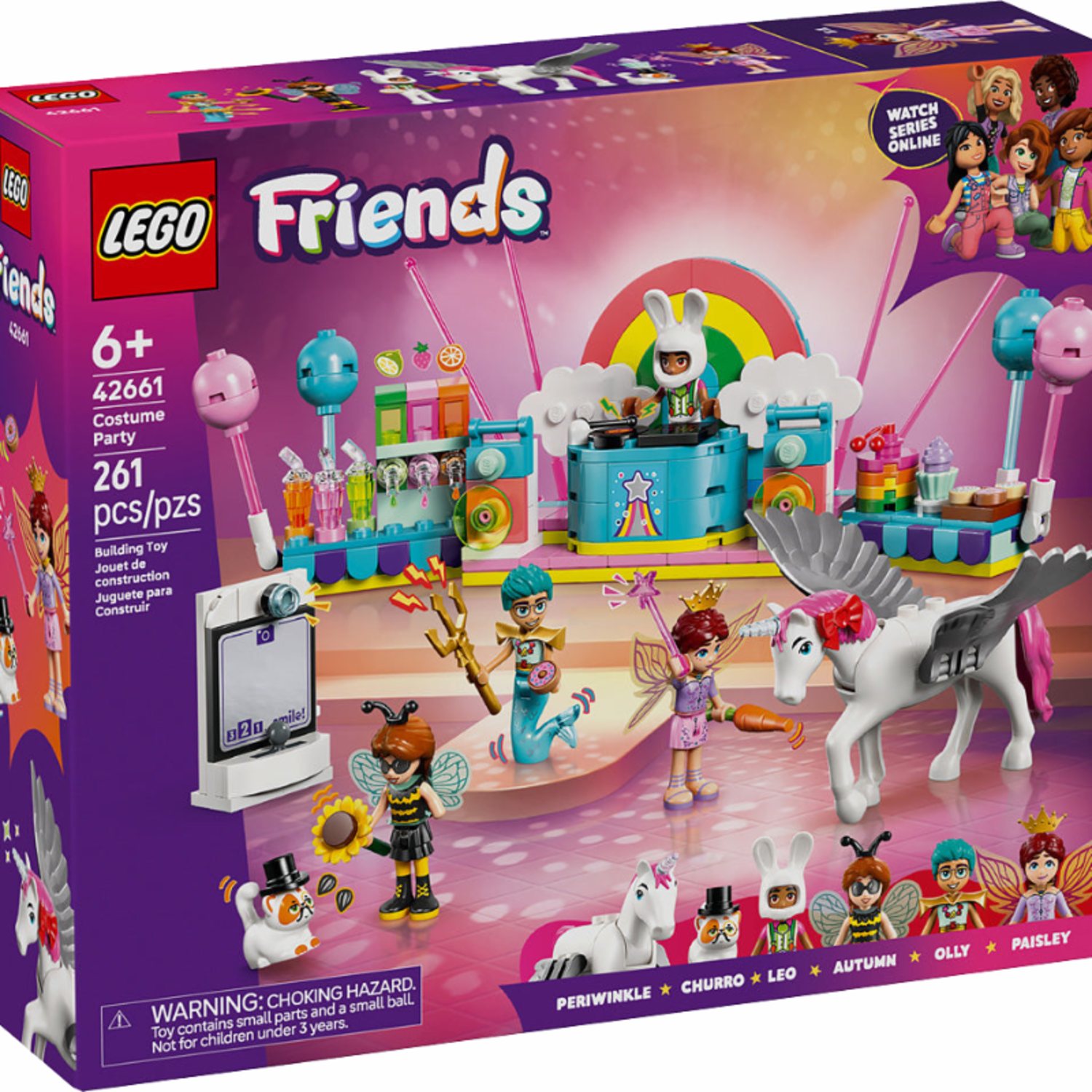 Costume Party with Unicorn & Fairy LEGO Friends - Mudpuddles Toys