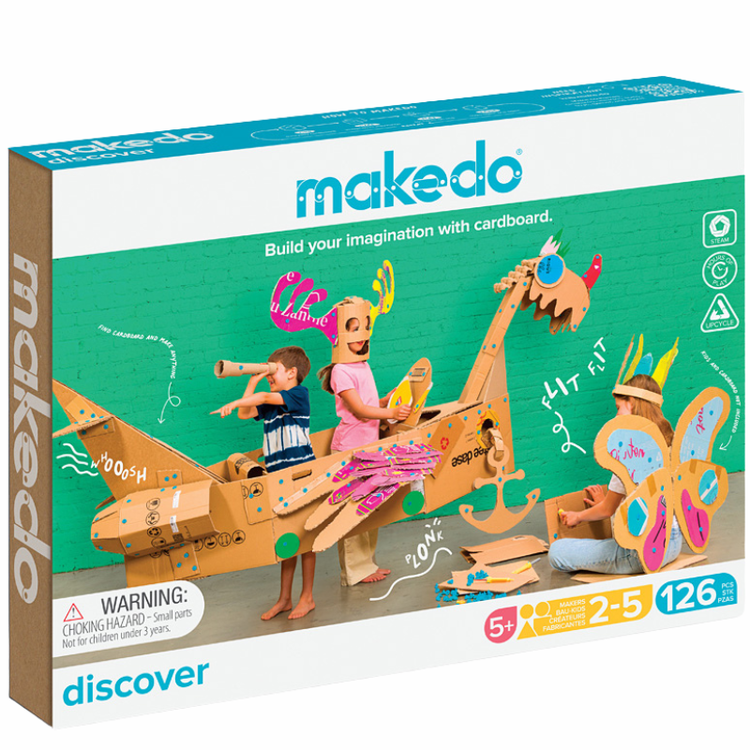 DISCOVER | Makedo Cardboard Construction Kit