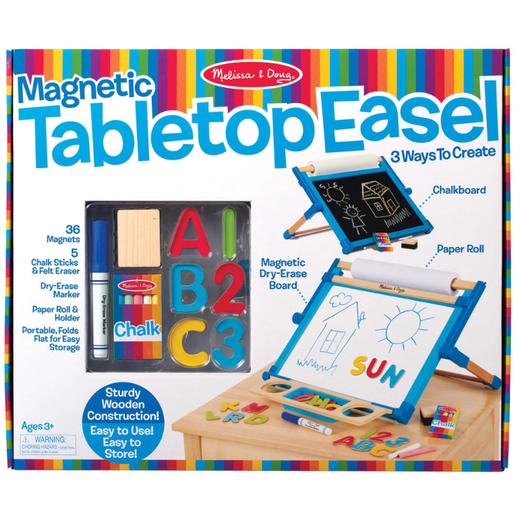 Magnetic Double-Sided Tabletop Easel