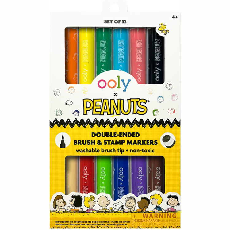 Peanuts Double Ended Brush & Stamp