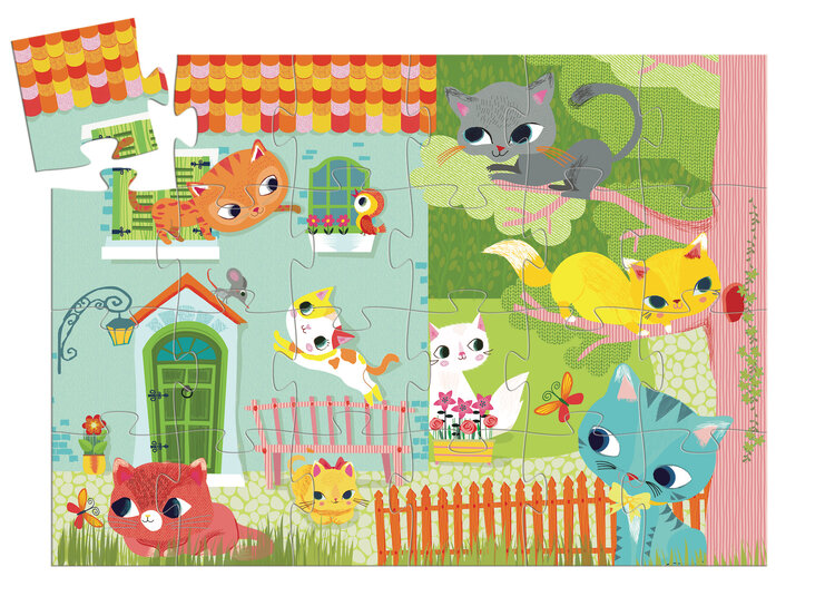 Djeco Pachat and Friends 24pc Silhouette Puzzle