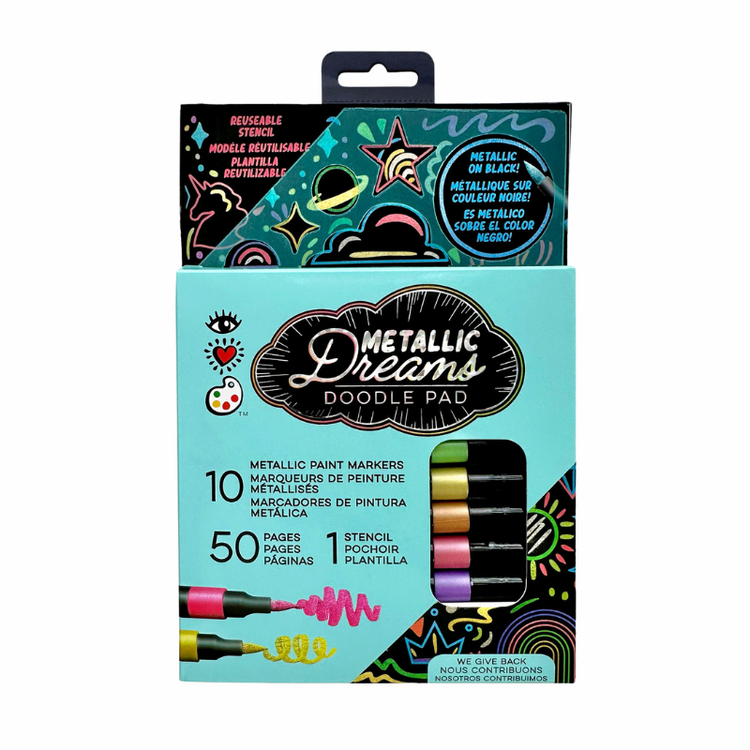 iHeartArt Metallic Dreams Doodle Pad