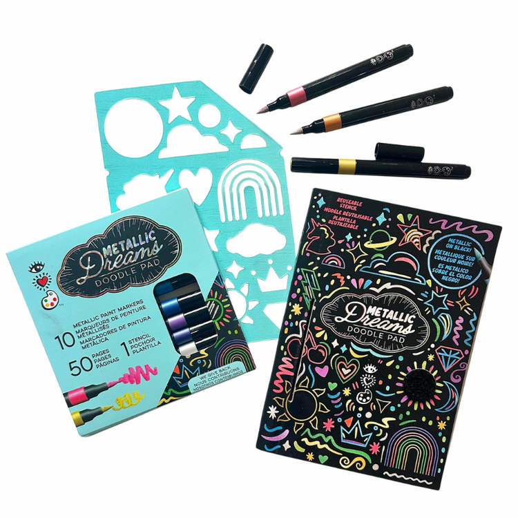 iHeartArt Metallic Dreams Doodle Pad