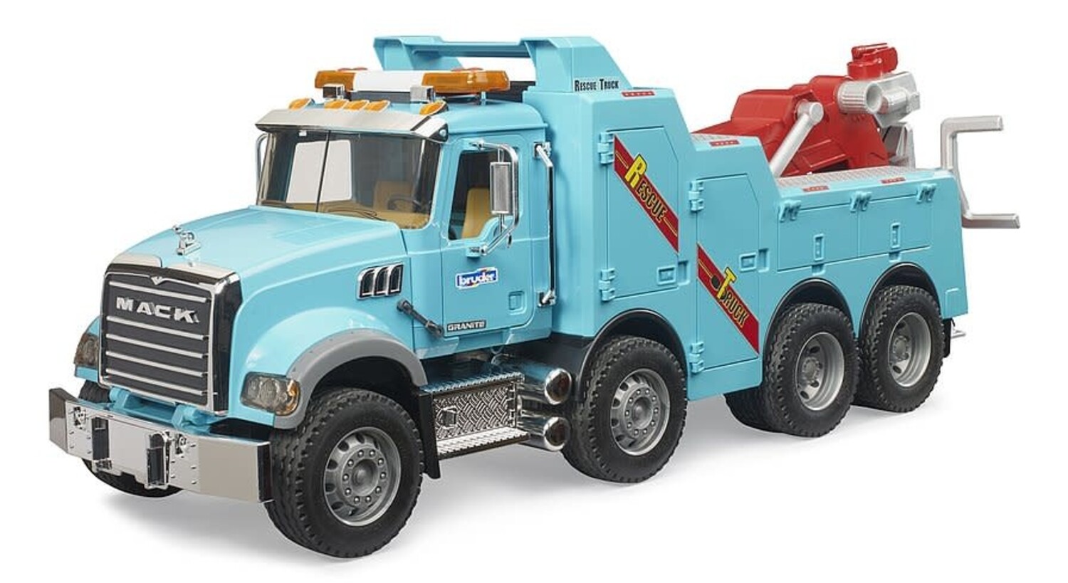 MACK Granite Heavy Tow Truck Bruder - Mudpuddles Toys and Books