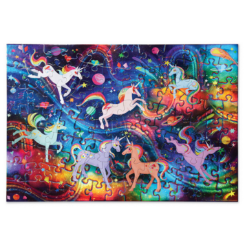 Crocodile Creek Unicorn Galaxy 100pc Foil Puzzle