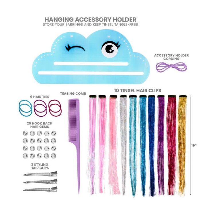 Shimmer & Shine Tinsel Hair Play Kit
