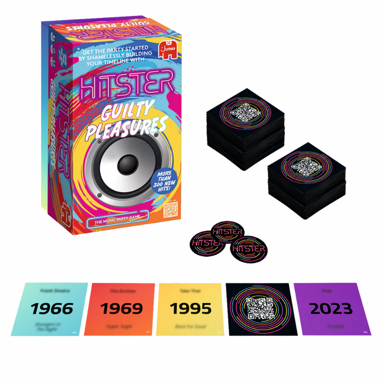 Hitster Guilty Pleasures The Music Party Game