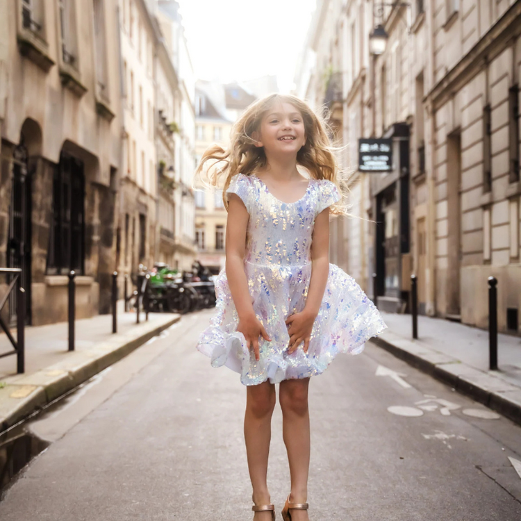 Sequins Concert Queen Dress Size 5-6