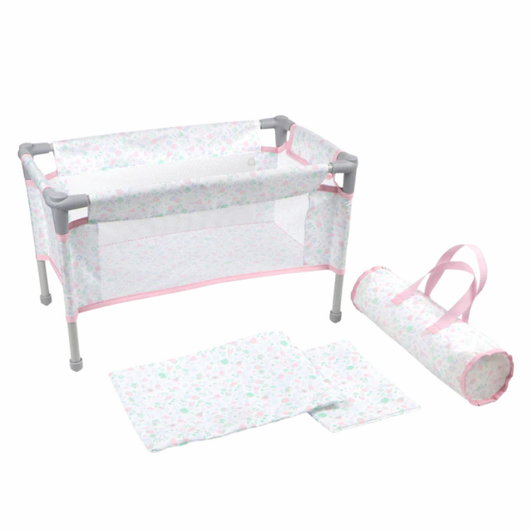 Doll Crib/Playpen with Travel Bag