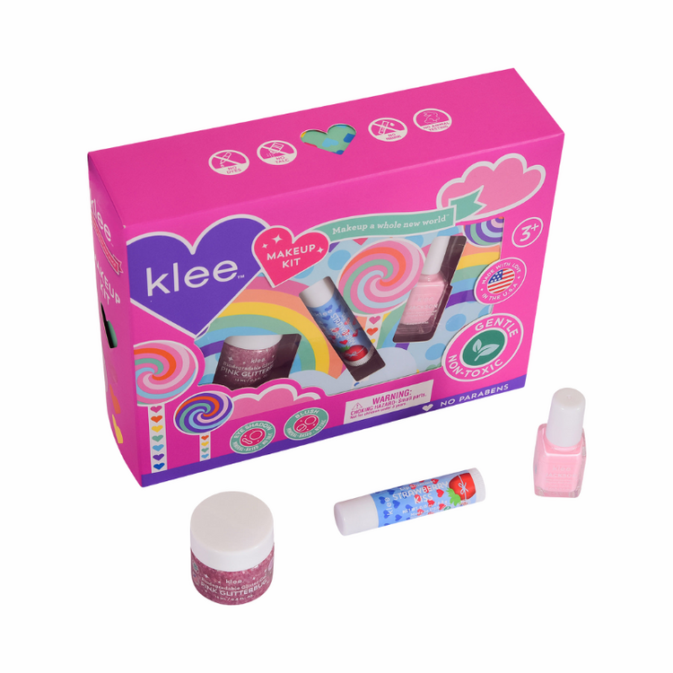 Spinning Pink Pinwheel Dream 3 PC Makeup Kit