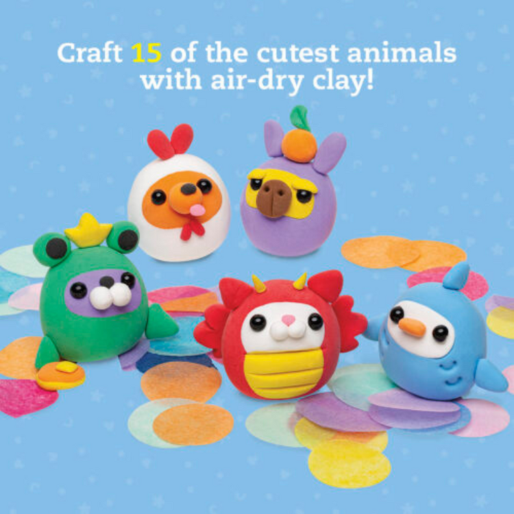 Air Dry Clay Animal Party! Klutz