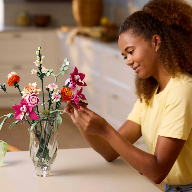Pretty Pink Flower Bouquet Botanicals LEGO