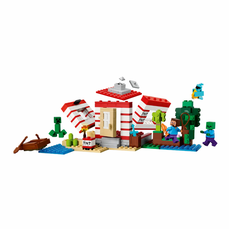 The TNT Jungle House Minecraft LEGO