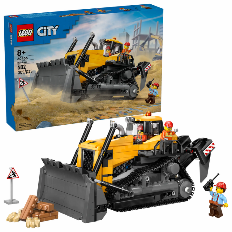 Yellow Bulldozer City LEGO